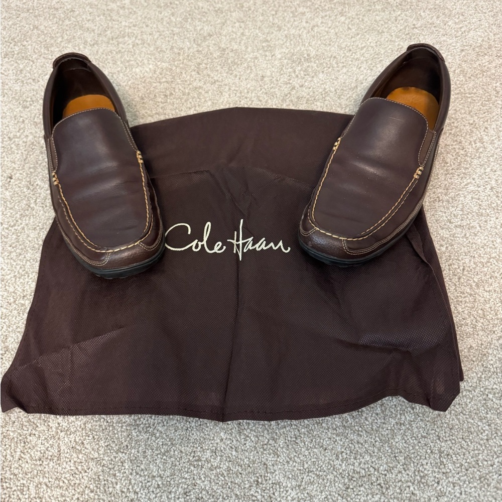 Cole Haan Tucker Venetian Loafers- French Roast